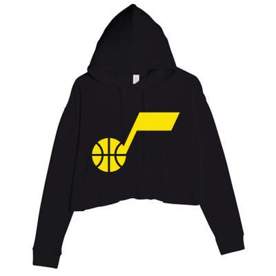 Utah Jazz Crop Fleece Hoodie