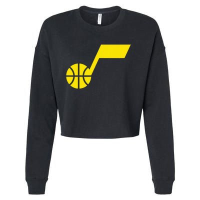 Utah Jazz Cropped Pullover Crew