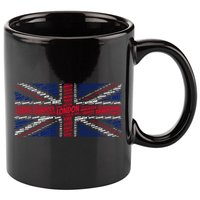 Union Jack With City Called Word Art Gift 11oz C Handle Ceramic Mug