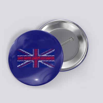 Union Jack With City Called Word Art Gift Button