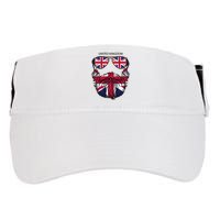 United Kingdom Beard Flag Adult Drive Performance Visor