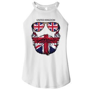 United Kingdom Beard Flag Women's Perfect Tri Rocker Tank