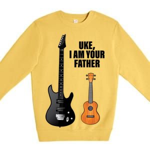 Uke I Am Your Father Premium Crewneck Sweatshirt