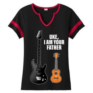 Uke I Am Your Father Ladies Halftime Notch Neck Tee