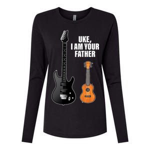 Uke I Am Your Father Womens Cotton Relaxed Long Sleeve T-Shirt