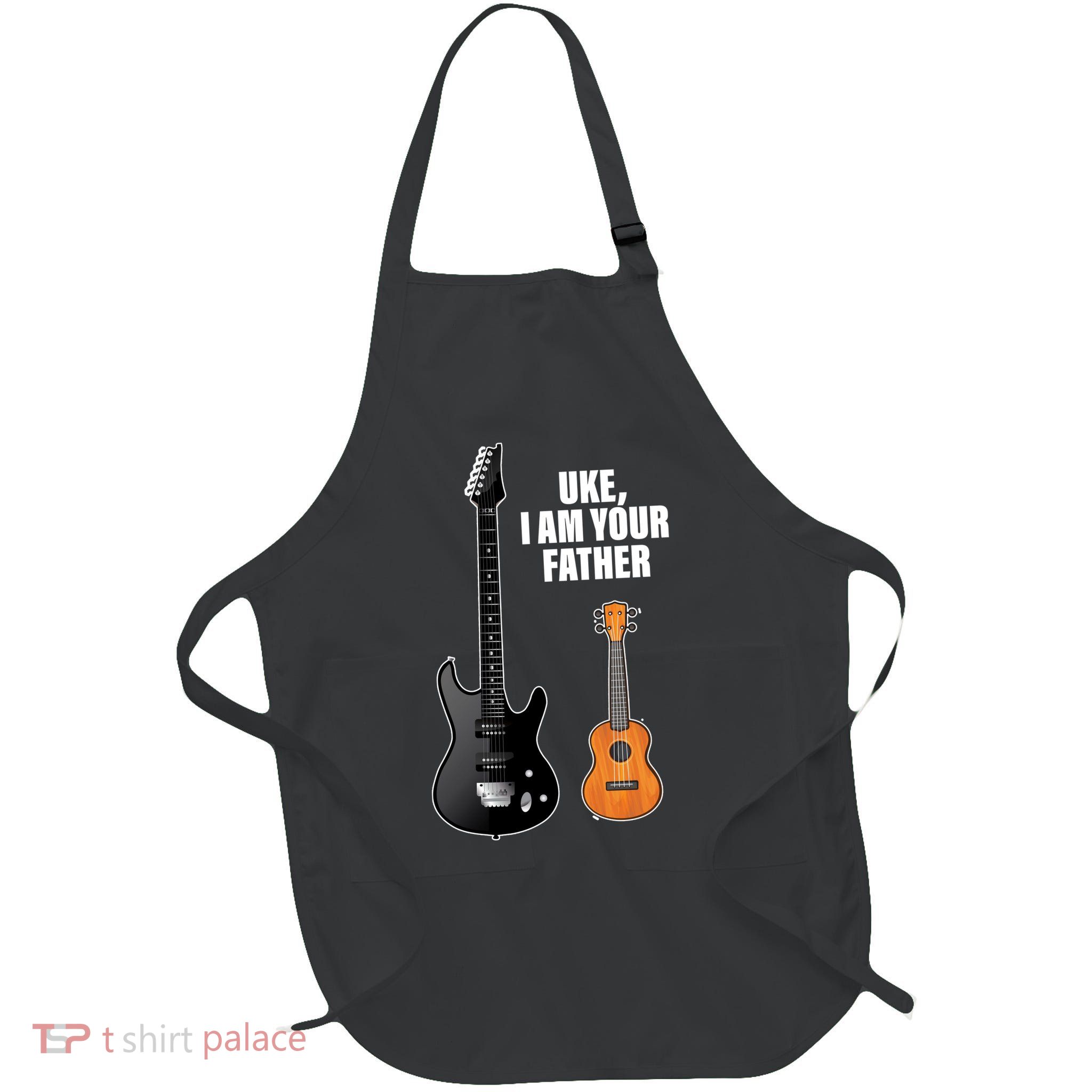 Uke I Am Your Father Full-Length Apron With Pockets