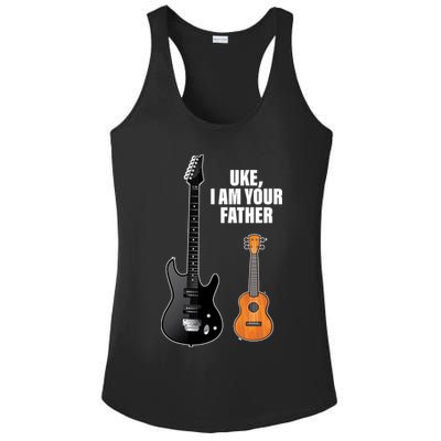 Uke I Am Your Father Ladies PosiCharge Competitor Racerback Tank