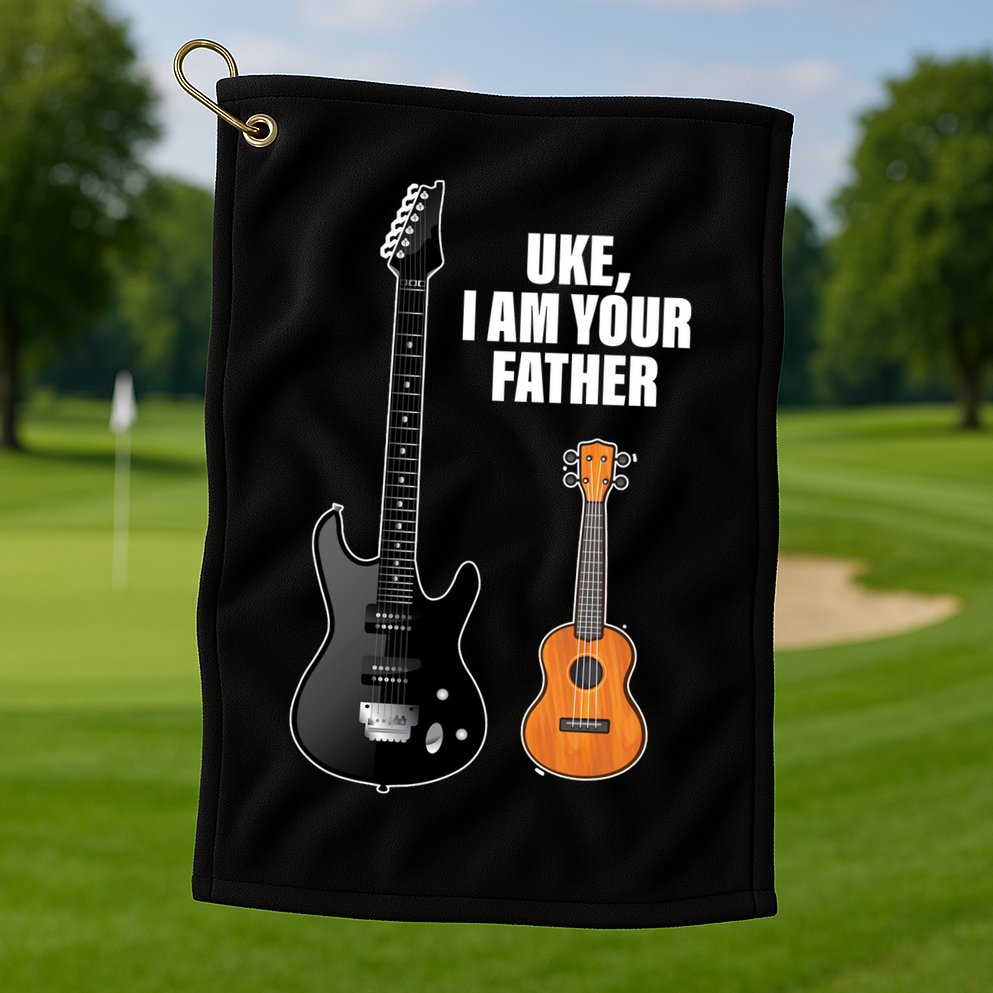 Uke I Am Your Father Golf Towel