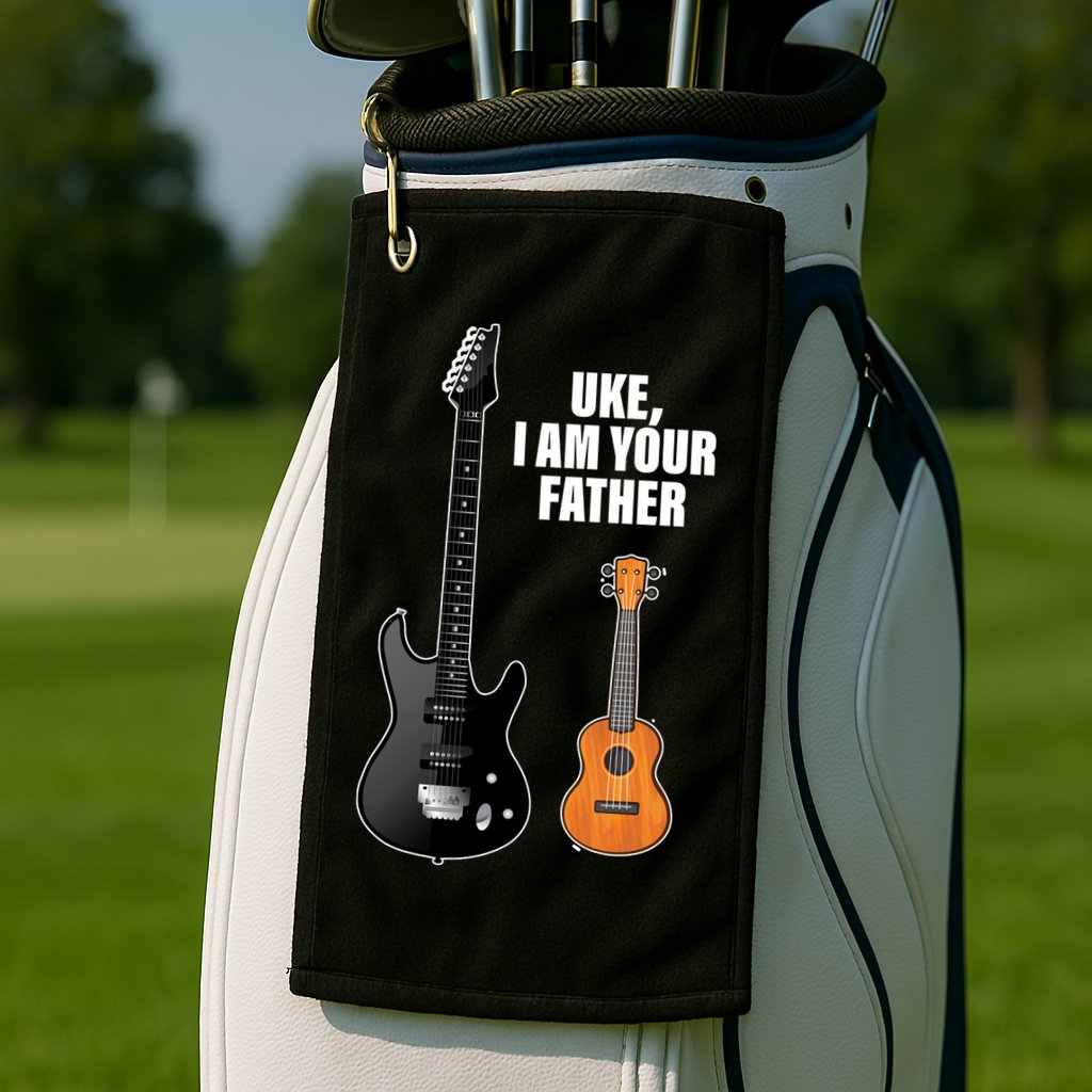 Uke I Am Your Father Golf Towel