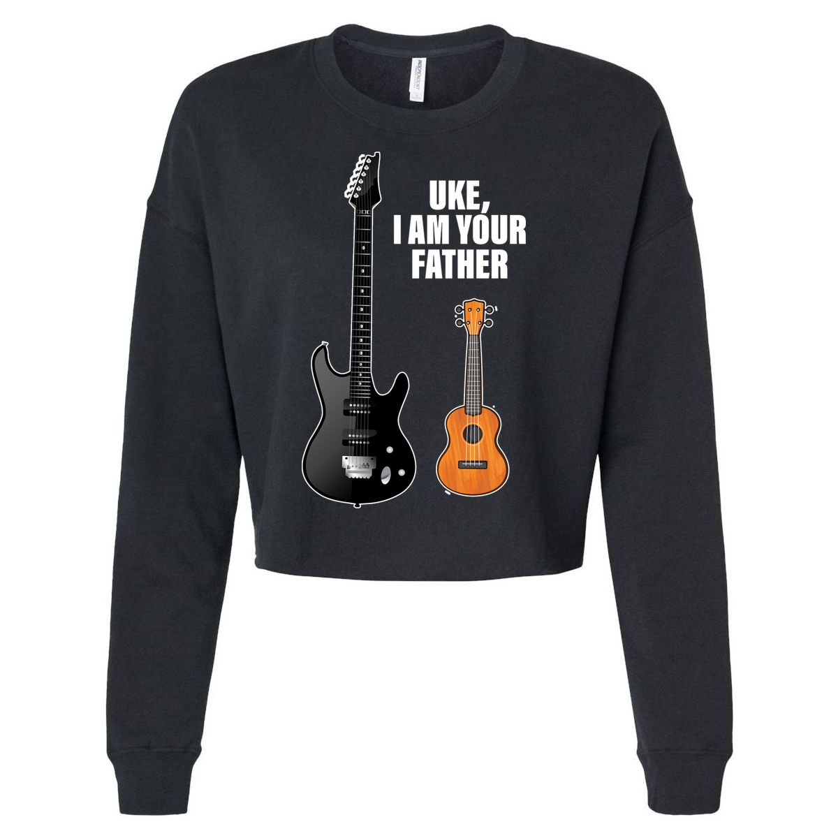 Uke I Am Your Father Cropped Pullover Crew