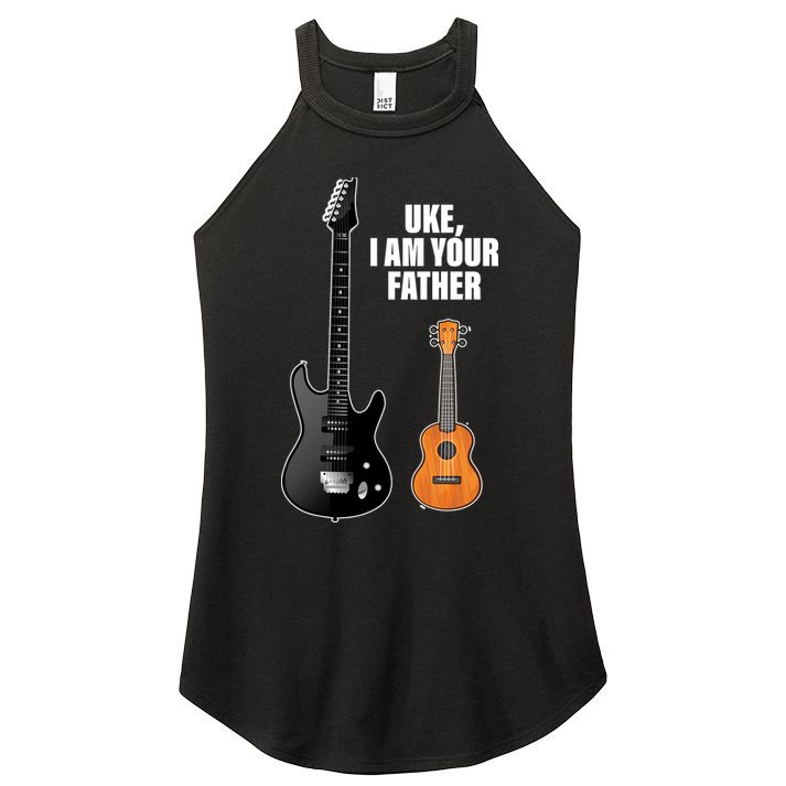 Uke I Am Your Father Women's Perfect Tri Rocker Tank
