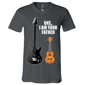 Uke I Am Your Father V-Neck T-Shirt