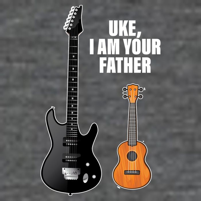 Uke I Am Your Father Button