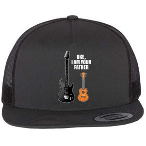 Uke I Am Your Father Flat Bill Trucker Hat