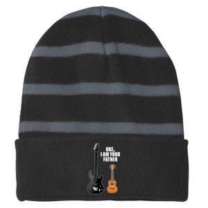 Uke I Am Your Father Striped Beanie with Solid Band