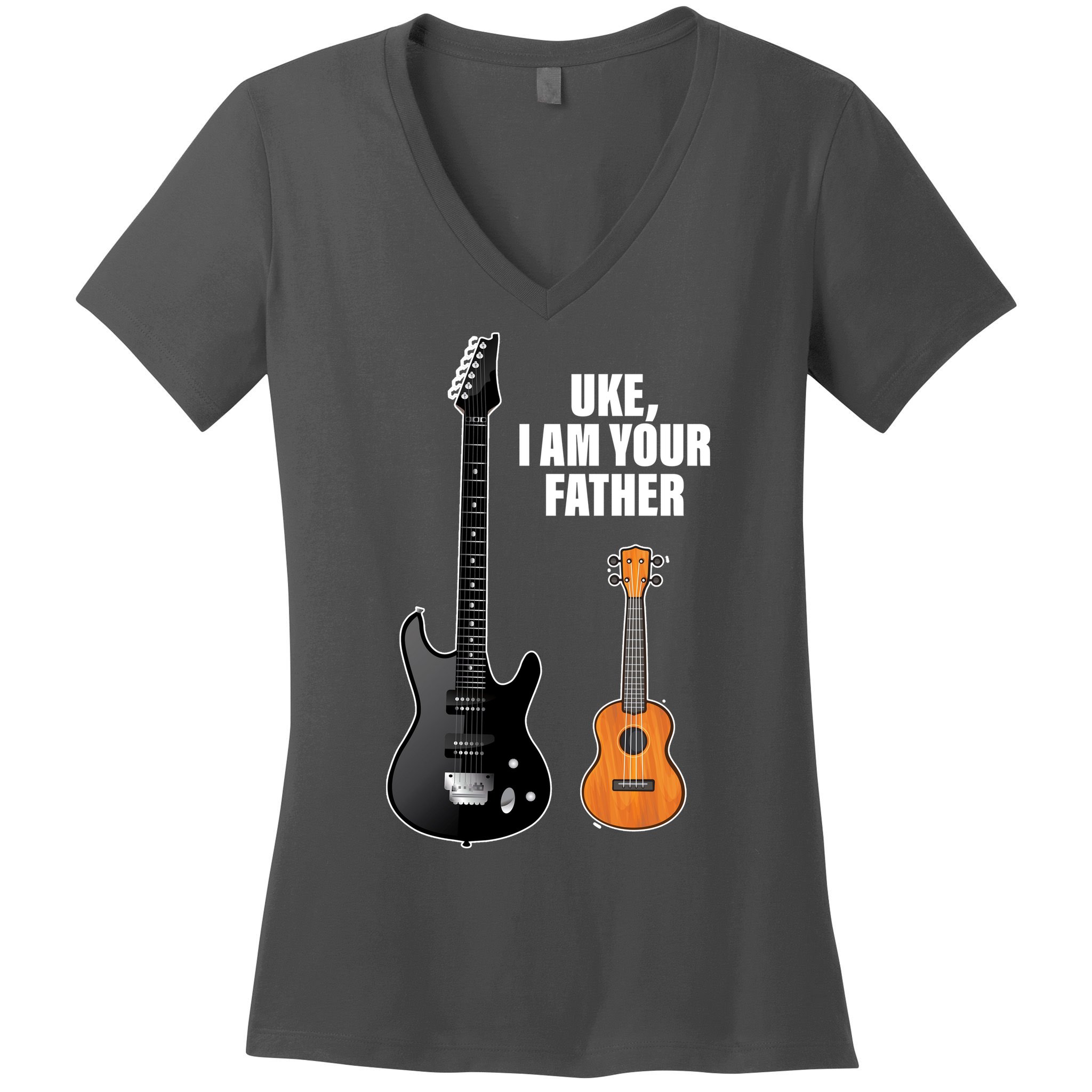 Uke I Am Your Father Women's V-Neck T-Shirt