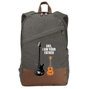 Uke I Am Your Father Cotton Canvas Backpack