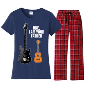 Uke I Am Your Father Women's Flannel Pajama Set