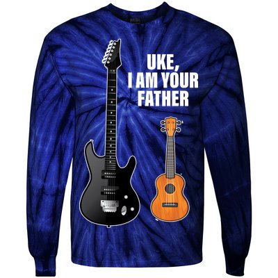 Uke I Am Your Father Tie-Dye Long Sleeve Shirt