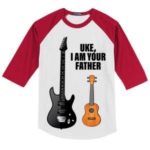 Uke I Am Your Father Kids Colorblock Raglan Jersey