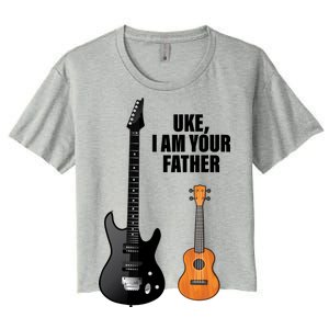 Uke I Am Your Father Women's Crop Top Tee