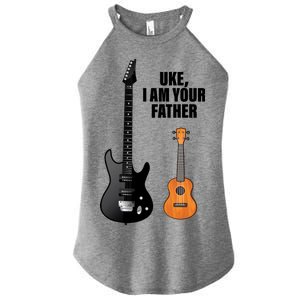 Uke I Am Your Father Women's Perfect Tri Rocker Tank