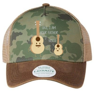 Uke I Am Your Father Ukulele Guitar Legacy Tie Dye Trucker Hat