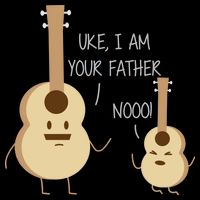 Uke I Am Your Father Ukulele Guitar Impact Tech Backpack