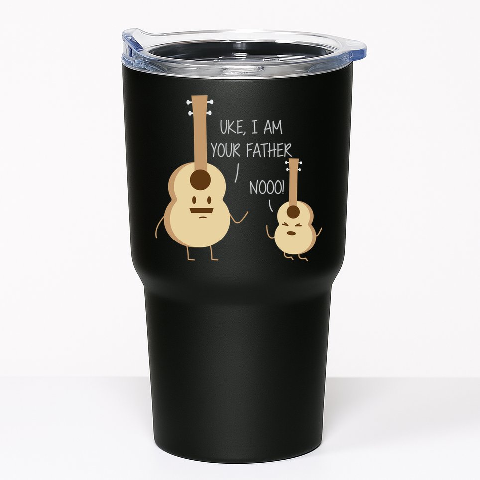 Uke I Am Your Father Ukulele Guitar Tumbler