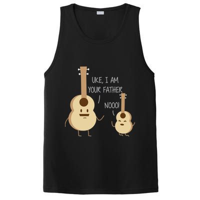 Uke I Am Your Father Ukulele Guitar PosiCharge Competitor Tank