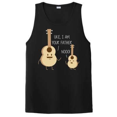 Uke I Am Your Father Ukulele Guitar PosiCharge Competitor Tank