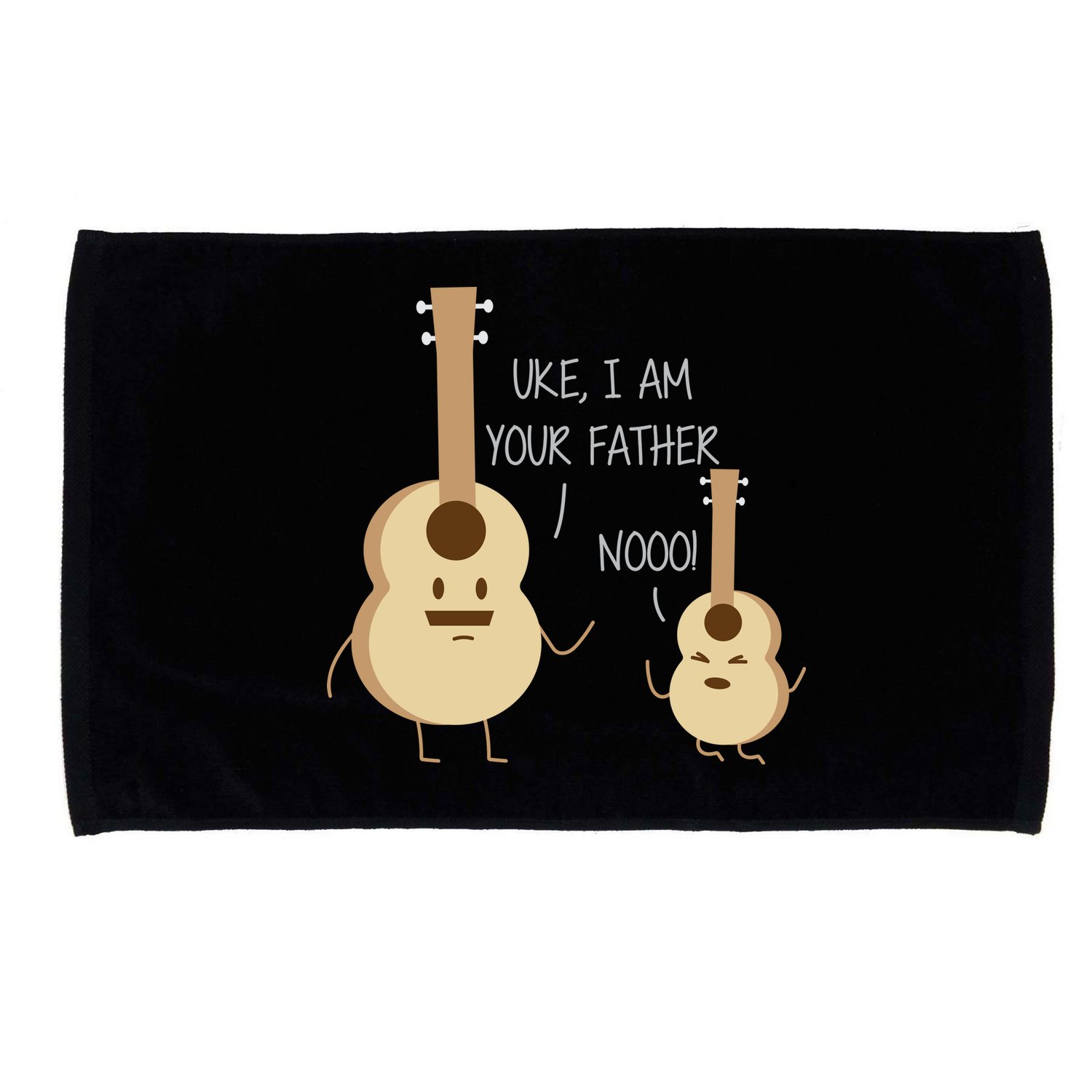 Uke I Am Your Father Ukulele Guitar Microfiber Hand Towel