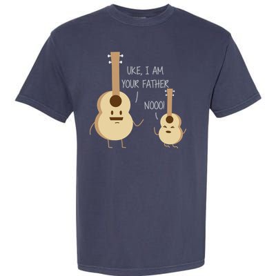 Uke I Am Your Father Ukulele Guitar Garment-Dyed Heavyweight T-Shirt