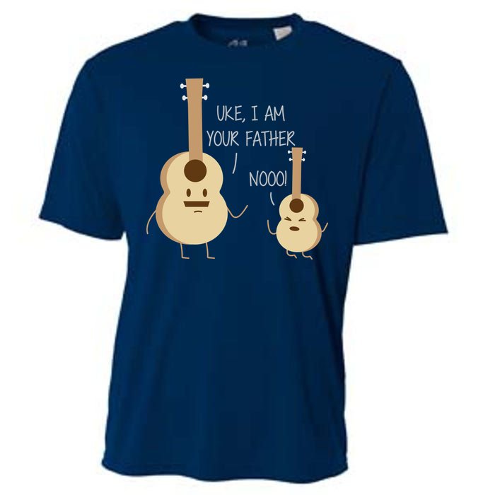 Uke I Am Your Father Ukulele Guitar Cooling Performance Crew T-Shirt