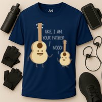 Uke I Am Your Father Ukulele Guitar Cooling Performance Crew T-Shirt