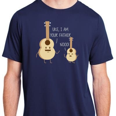 Uke I Am Your Father Ukulele Guitar Adult ChromaSoft Performance T-Shirt