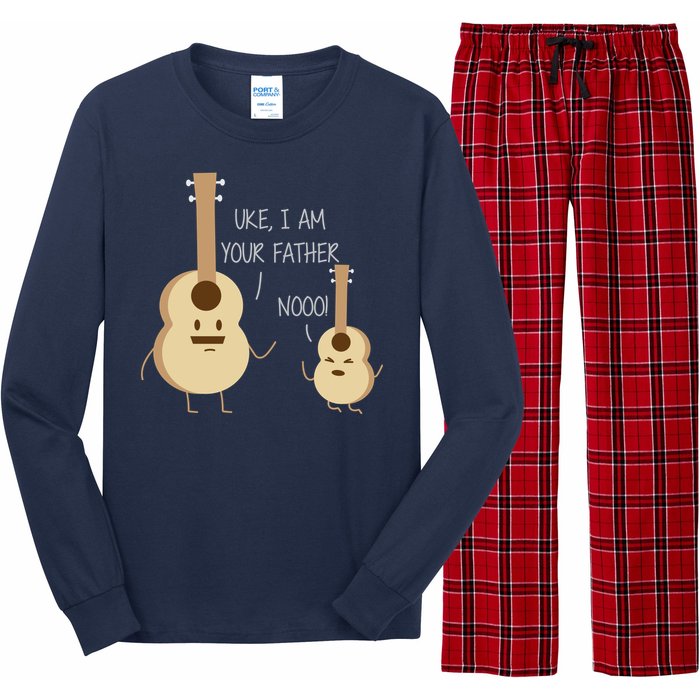 Uke I Am Your Father Ukulele Guitar Long Sleeve Pajama Set