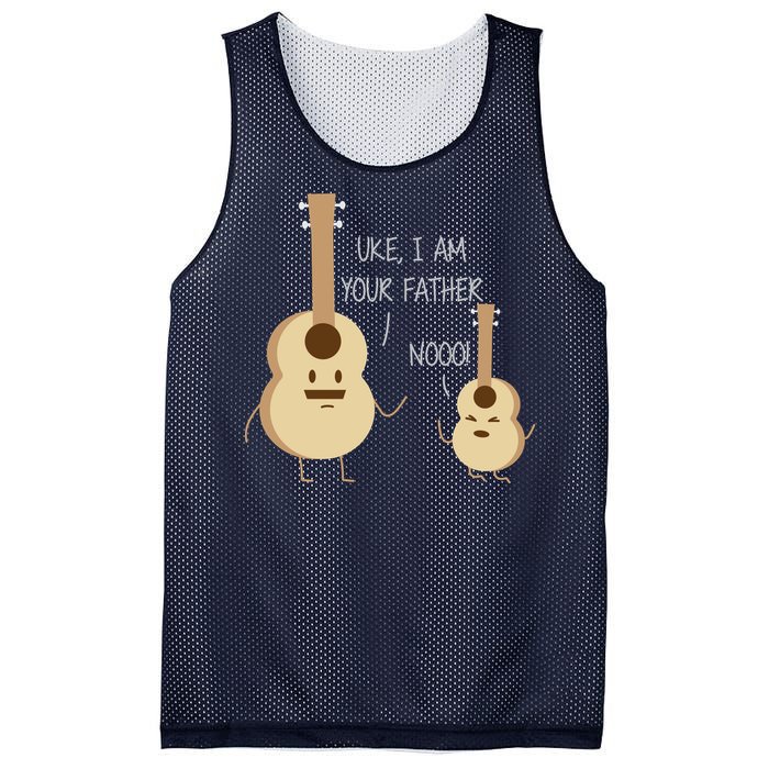 Uke I Am Your Father Ukulele Guitar Mesh Reversible Basketball Jersey Tank