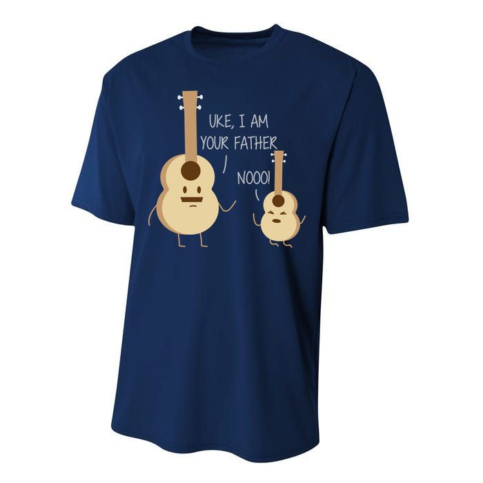 Uke I Am Your Father Ukulele Guitar Performance Sprint T-Shirt