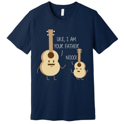 Uke I Am Your Father Ukulele Guitar Premium T-Shirt