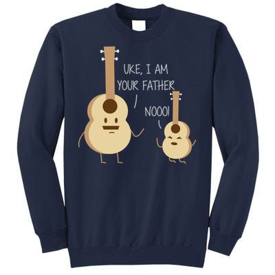 Uke I Am Your Father Ukulele Guitar Tall Sweatshirt