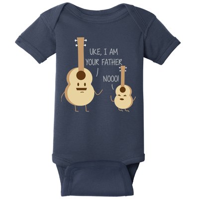 Uke I Am Your Father Ukulele Guitar Baby Bodysuit