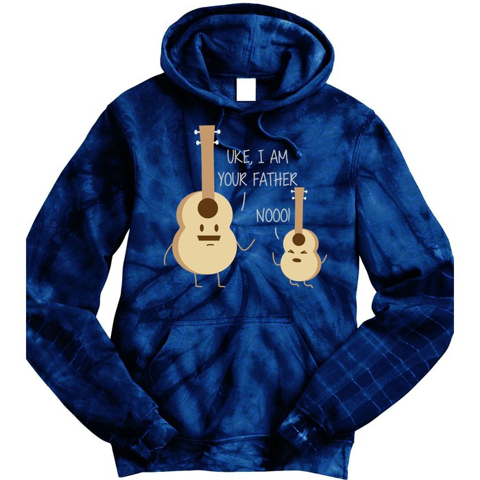 Uke I Am Your Father Ukulele Guitar Tie Dye Hoodie