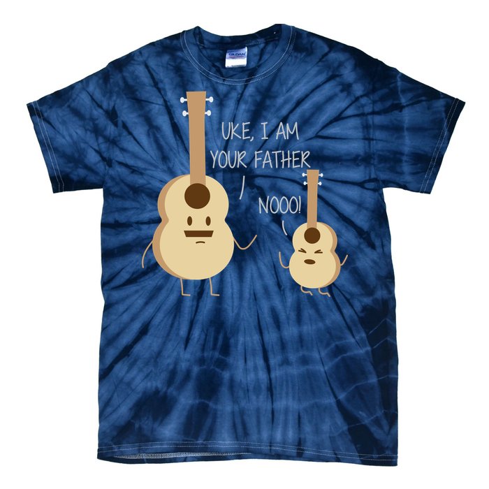 Uke I Am Your Father Ukulele Guitar Tie-Dye T-Shirt