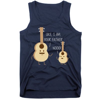 Uke I Am Your Father Ukulele Guitar Tank Top