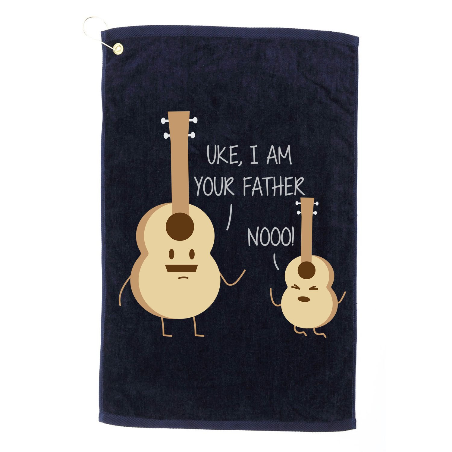 Uke I Am Your Father Ukulele Guitar Golf Towel