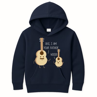 Uke I Am Your Father Ukulele Guitar Kids Hoodie