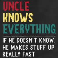 Uncle Know Everything Fathers Day Gift For Funny Uncle Dad Adult Drive Performance Visor