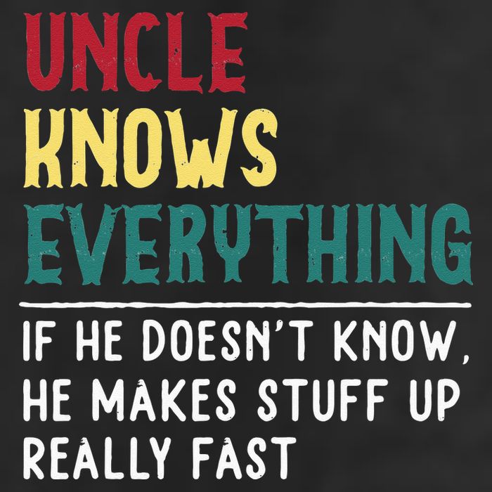 Uncle Know Everything Fathers Day Gift For Funny Uncle Dad Adult Drive Performance Visor