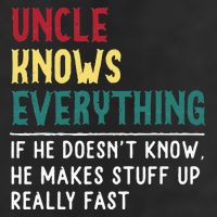 Uncle Know Everything Fathers Day Gift For Funny Uncle Dad Adult Drive Performance Visor